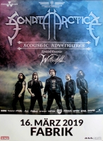 SONATA ARCTICA - 2019 - Live In Concert - Witherfall Tour - Poster - Hamburg