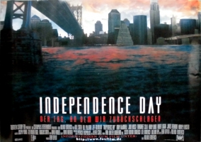INDEPENDENCE DAY - 1996 - Filmplakat - Will Smith - Goldblum - Poster