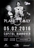 PLANET EMILY - 2016 - In Concert - Lebe Deinen Traum Tour - Poster - Hannover
