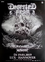 DESERTED FEAR - 2019 - Live In Concert - Drowned Tour - Poster - Hannover