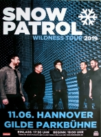 SNOW PATROL - 2019 - Konzertplakat - Wildness Tour - Poster - Hannover