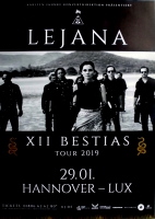 LEJANA - 2019 - Plakat - In Concert - XII Bestias Tour - Poster - Hannover