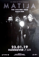 MATIJA - 2019 - Plakat - Live In Concert - The Calling Tour - Poster - Hannover
