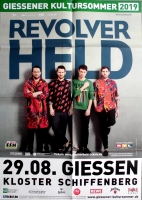 REVOLVERHELD - 2019 - Live In Concert - Zimmer mit Blick Tour - Poster - Giessen