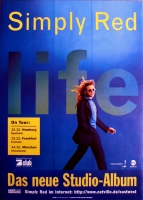 SIMPLY RED - 1996 - Plakat - In Concert - Life Tour - Poster