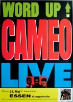 CAMEO - 1987 - Plakat - In Concert - Word Up Tour - Poster - Essen