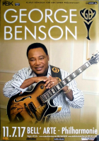 BENSON, GEORGE - 2017 - Conncert - Poster - Mnchen - Signed/Autogramm