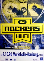 ROCKERS HIFI - 1996 - Plakat - Concert - Mish Mash - Tourposter - Hamburg
