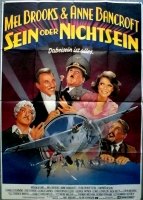 SEIN ODER NICHTSEIN - 1983 - Film - Mel Brooks - Anne Bancroft - Poster