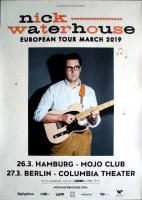 WATERHOUSE, NICK - 2019 - Live In Concert - European Tour - Poster - Hamburg