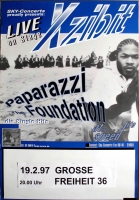 XZIBIT - 1997 - In Concert - Paparazzi Foundation Tour - Poster - Hamburg