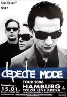 DEPECHE MODE - 2006 - Live In Concert - Tour - Poster - Hamburg - B