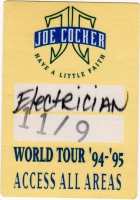 COCKER, JOE - 1992 - All Areas Pass - Have A Little Faith Tour - Stuttgart - B