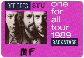 BEE GEES - 1989 - Backstage Pass - One for All Tour - Stuttgart - B