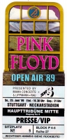 PINK FLOYD - 1989 - Ticket - Eintrittskarte - A Momentary Lapse of.. - Stuttgart