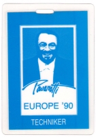 PAVAROTTI, LUCIANO - 1990 - Pass - Techniker - Laminat - Europe