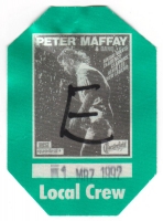 MAFFAY, PETER - 1992 - Pass - Local Crew - In Concert - Stuttgart