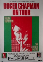 CHAPMAN, ROGER - 1984 - Konzertplakat - Shadow Knows - Tourposter - Dsseldorf