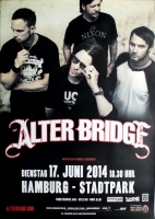 ALTER BRIDGE - 2014 - Plakat - In Concert - Tour - Poster - Hamburg