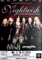 NIGHTWISH - 2015 - Plakat - Endless Forms Most...  - Poster - Hamburg