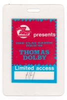 DOLBY, THOMAS - 1984 - Limited Access Pass - The Flat Earth Tour - Hamburg