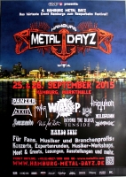 METAL DAYZ - 2015 - W.A.S.P. - Axxis - Beyond the Black - Poster - Hamburg