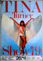 TURNER, TINA - 1979 - Plakat - In Concert - Show Tour - Poster - Essen