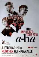 A-HA - 2018 - Plakat - In Concert - Unplugged Tour - Poster - Mnchen
