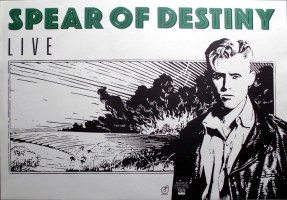 SPEAR OF DESTINY - THEATRE OF HATE - 1987 - In Concert - Outland - Poster