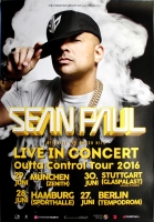 PAUL, SEAN - 2016 - Plakat - In Concert - Smash Hits Tour - Poster
