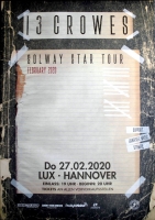 13 CROWES - 2020 - Plakat - In Concert - Solway Star Tour - Poster - Hannover