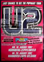 U2 - U 2 - 1997 - Plakat - In Concert -  Popmart Tour - Poster - Hannover - A