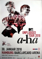A-HA - 2018 - Plakat - Concert - Unplugged - Tourposter - Hamburg