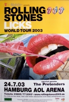 ROLLING STONES - 2003-07-24 - Plakat - Pretenders - Poster - Hamburg