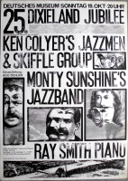 DIXIELAND JUBILEE - 1969 - Plakat - Jazz - Monthy Sunshie - Ken Colyer - Poster