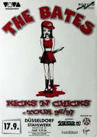 BATES, THE - 1996 - Live In Concert - Kicks n Chicks Tour - Poster - Düsseldorf