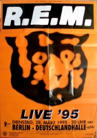 R.E.M - REM - 1995 - Live In Concert - Monster Tour - Poster - Berlin - A0