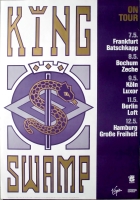 KING SWAMP - 1988 - Plakat - Shriekback - In Concert Tour - Poster