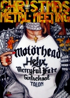 CHRISTMAS METAL MEETING - 1984 - Motrhead - Girlschool - Helix - Poster