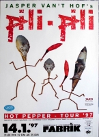 PILI PILI - 1997 - Plakat - In Concert - Jasper vant Hof - Tourposter - Hamburg