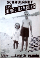DAS JUNGE HAMBURG - 1986 - Plakat - Die Antwort - Nationalgalerie - Poster