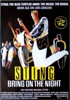 STING - THE POLICE - 1985 - Plakat - Film - Bring on the Night - Poster