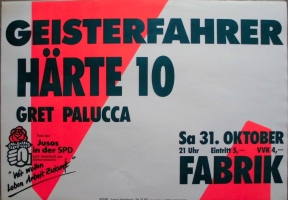 GEISTERFAHRER - 1987 - Plakat - Hrte 10 - Gret Palucca - Poster - Hamburg