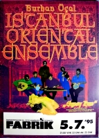 CAL, BURHAN - 1995 - Plakat - Istanbul Oriental Ensemble - Poster - Hamburg