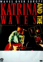 KATRINA & THE WAVES - 1986 - Tourplakat - Waves over Europe - Tourposter