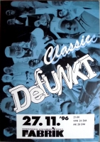 DEFUNKT - 1996 - Plakat - Funk - Jazz - Fusion - Classic Tour - Poster - Hamburg