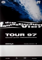 FANTASTISCHEN VIER - 1997 - Live in Concert - Freundeskreis Tour - Poster