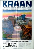 KRAAN - 1979 - Plakat - In Concert - Flyday Tour - Poster - Offenbach