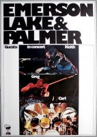 EMERSON LAKE & PALMER - 1973 - Plakat - In Concert - Günther Kieser - Poster