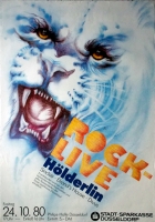 HOELDERLIN - 1980 - Konzertplakat - Rock Live - Tourposter - Dsseldorf